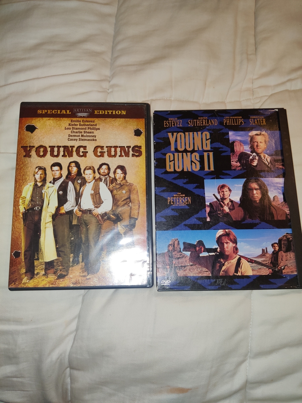 Young Guns & Young Guns II DVD Set - Brown and Blue Covers